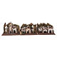 Set casas para belén rústicas madera y corcho 10x15x10 cm caja 6 pz s3