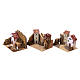 Conjunto com 6 grupos de casinhas sortidas para presépio 15x10 cm s3