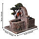 Fontana per presepe 8 cm in resina con pompa funzionante 10x10x15 cm s2
