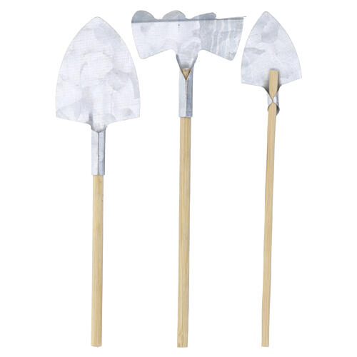 Zestaw narzędzi ogrodnika, 10 cm - do szopek 14–16 cm 2