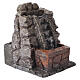 Resin fountain with water pump, 10x10x10 cm, for 8 cm Nativity Scenes s3
