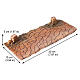 Rua pavimentada efeito pedra 5x20x10 cm para presépios de 6 cm s2