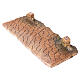 Rua pavimentada efeito pedra 5x20x10 cm para presépios de 6 cm s3