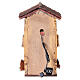 Casa-torre em estilo de vila iluminada 20x10x5 cm para presépios de 6 cm s4