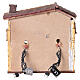 Casa bottega di borgo resina sottopasso illuminata 20x20x5 cm presepi 6 cm s4