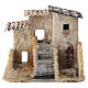 Village rustique avec escalier pour crèche 6 cm 10x13x9,5 cm s1