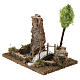 Pond with bridge and tree figurine 25x15x25 cm for 6 cm nativity sets s3