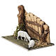 Płotek z owcami z gipsu, 10×15×10 cm do szopki 6 cm s2
