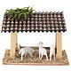 Ogrodzenie z owcami do szopki 6 cm - 10x10x10 cm s1