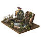 Pond with islet and bridge figurine 10x25x20 cm for 6 cm nativity s2