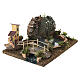 Pond with islet and bridge figurine 10x25x20 cm for 6 cm nativity s3