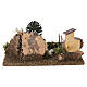 Pond with islet and bridge figurine 10x25x20 cm for 6 cm nativity s5
