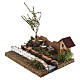 House on the river with fish and low wall for 6 cm Nativity Scene, 17x19.5x15 cm s3