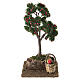 Albero con cestino di mele 15x5x10 cm per presepi da 6 cm s1