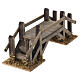 Wooden footbridge with railing for Nativity Scene with 6 cm figures 5x15x5 cm s2