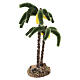 Palmeira dupla com base para presépio 8 cm 20x10x5 cm s3