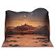 Fondale tridimensionale paesaggio arabo per presepe 40x60x40 cm s1