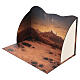 Fondale tridimensionale paesaggio arabo per presepe 40x60x40 cm s4