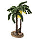 Gruppo di tre palme su base per presepe 8 cm 20x10x5 cm s2