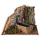 Fontana rustica funzionante con vasca per presepe 8 cm 15x20x15 cm s2