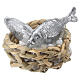 Koszyk z rybami do szopki, 2x3 cm s1