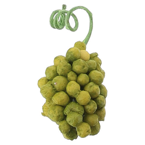 Para małych kiści białych winogron do szopki, dla figurek 8cm, 2 × 1 cm 2