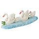Set 4 groupes d'animaux en résine pour crèche 8 cm 5x15x5 cm s2