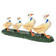 Set 4 gruppi animaletti in resina 5x15x5 cm per presepe 8 cm s3