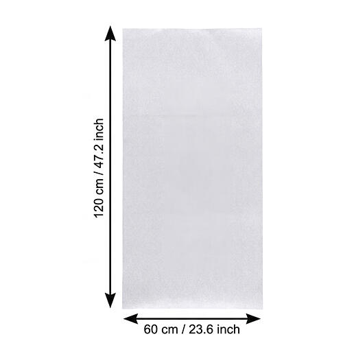 Carta plasmabile argento Lamco per presepe 120x60 cm 3