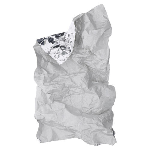 Carta plasmabile argento Lamco per presepe 120x60 cm 5