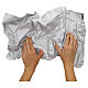 Carta plasmabile argento Lamco per presepe 120x60 cm s2