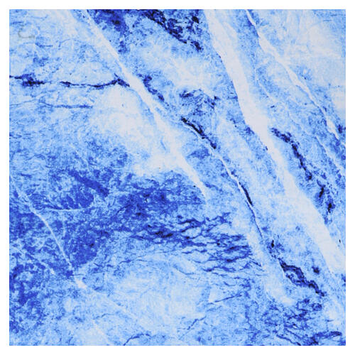 Carta plasmabile effetto ghiaccio blu per presepe 120x60 cm 4