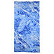 Carta plasmabile effetto ghiaccio blu per presepe 120x60 cm s1