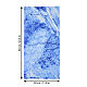 Papel moldeable efecto hielo azul para belén 60x30 cm s3
