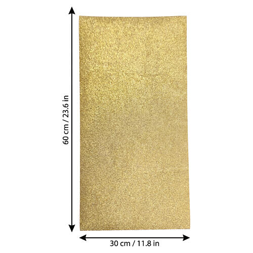 Modellierbares Papier Gold Lammo Krippenzubehör 60x30 cm 3