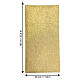 Papel modelable oro Lammo para belén 60x30 cm s3