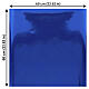 Carta plasmabile blu specchio per presepe 60x60 cm s3