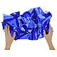 Niebieski papier modelarski lustrzany, do szopki, 30x30 cm s2