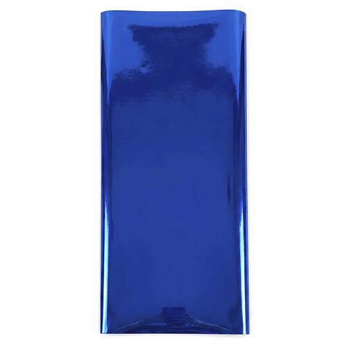 Carta plasmabile blu specchio per presepe 120x60 cm 1