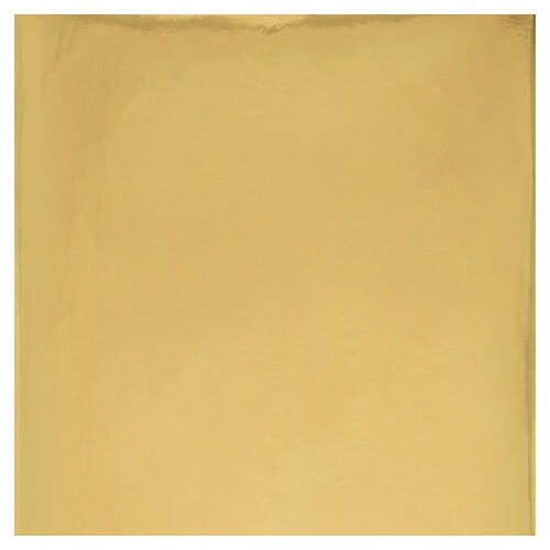 Carta plasmabile oro specchio per presepe 60x60 cm 1