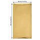 Papel moldeable oro espejo para belén 60x30 cm s3
