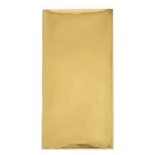Carta plasmabile oro specchio per presepe 60x30 cm 1