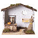 Village bakery shop, 18x20x14 cm, for 8 cm Nativity figures s1