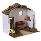 Negozio di frutta con bottega 20x20x15 cm per presepe da 8 cm. s3
