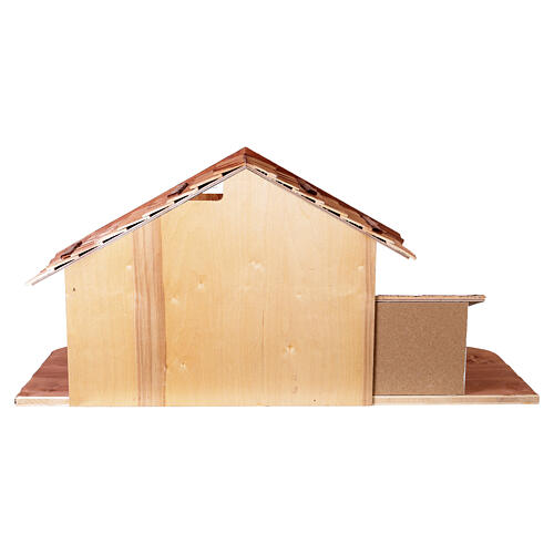Stalla per presepe con capanna della Natività 14-16 cm 40x100x30 cm 7