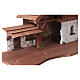 Stalla per presepe con capanna della Natività 14-16 cm 40x100x30 cm s5