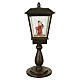 Lampe Père Noël et renne lumière chaude effet paillettes 66x24,5x24,5 cm pour intérieur s6