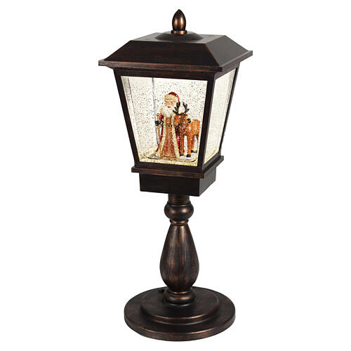Santa Claus and Reindeer Light Lamp, Warm Light with Glitter Effect, 65x25x25 cm, Indoor 5