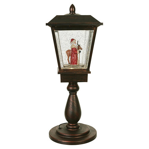 Santa Claus and Reindeer Light Lamp, Warm Light with Glitter Effect, 65x25x25 cm, Indoor 6