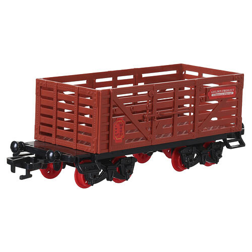 Tren navideño con locomotora y vagones decorados diámetro 195 cm 13
